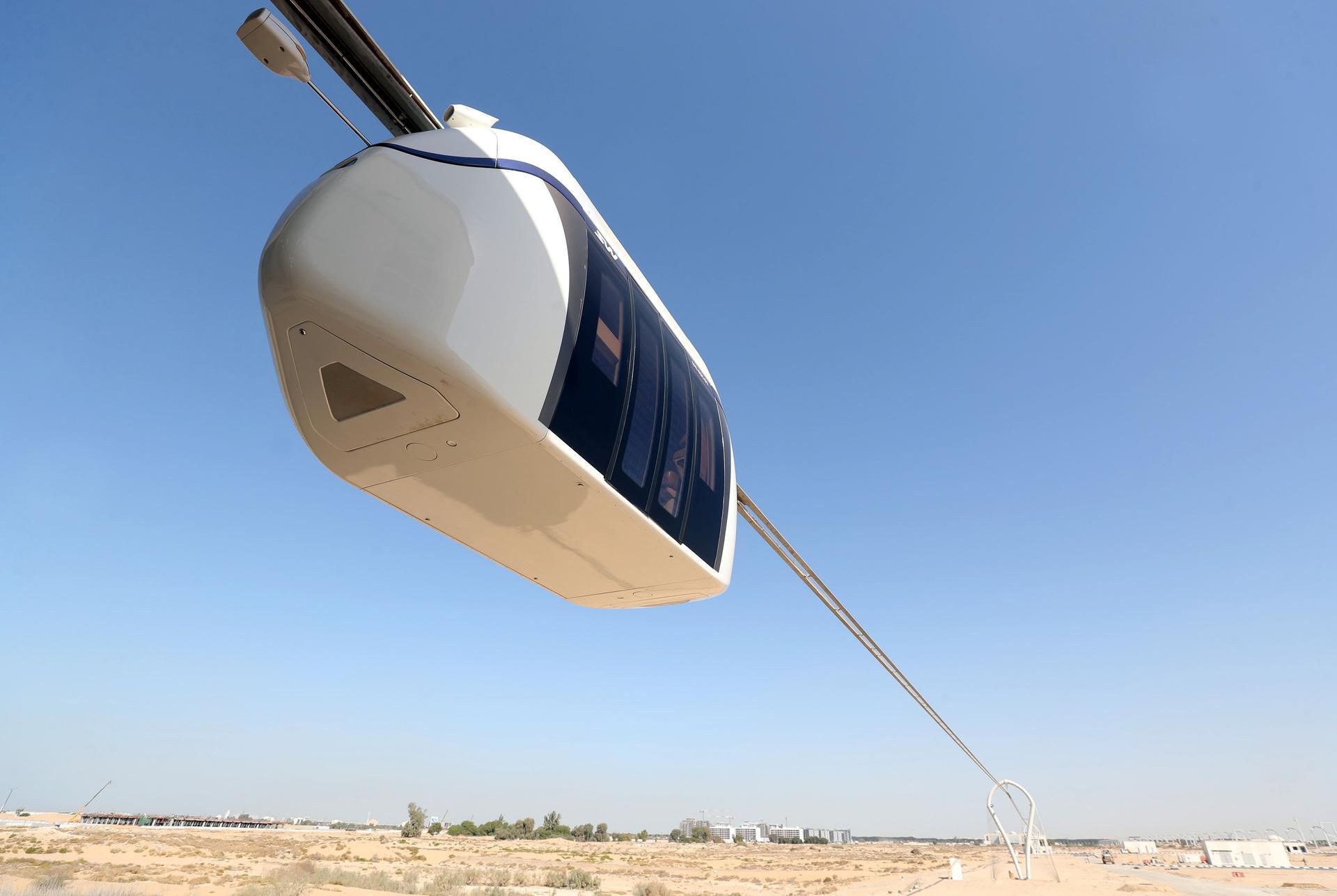 First glimpse of Sharjah’s high-speed electric sky pod