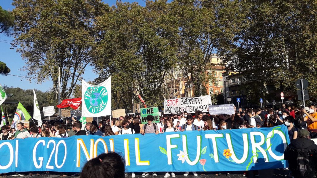 G20 in Italy: eco-activists protests and climate alarm