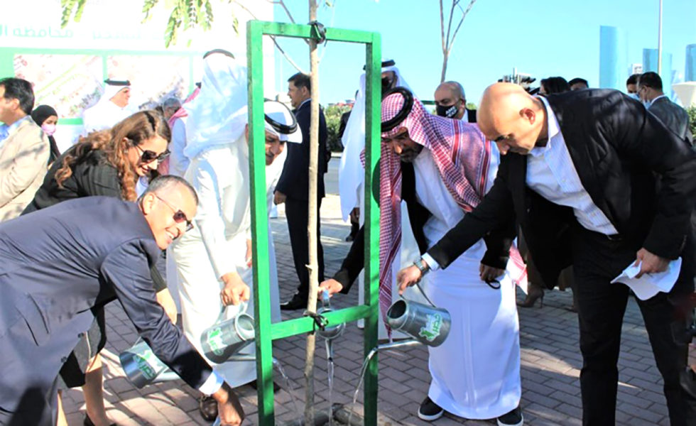 Bahrain Association of Banks joined Forever Green campaign, plants trees at Central Market