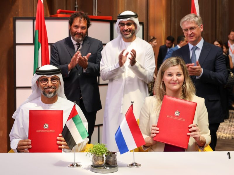 UAE, Netherlands sign MoU on hydrogen energy