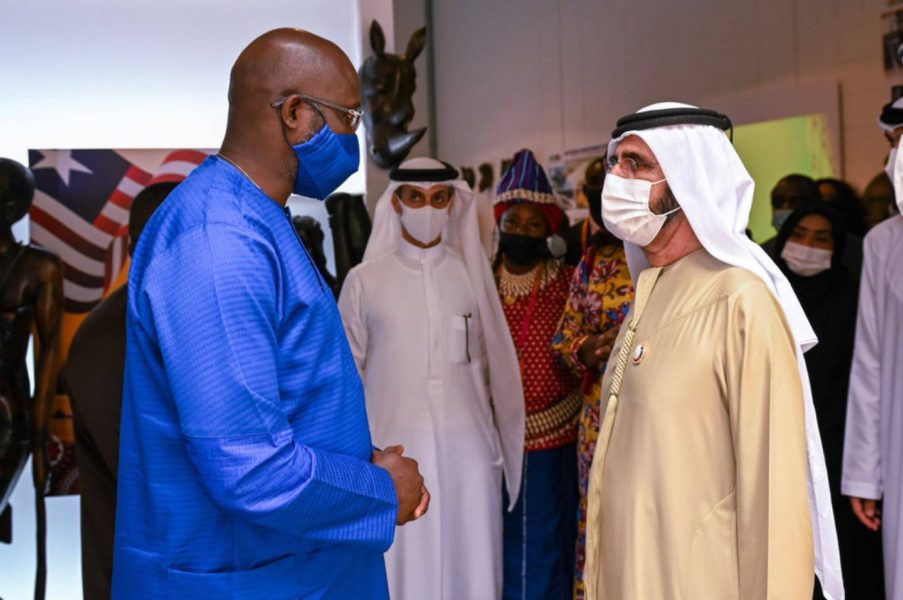 Sheikh Mohammed meets South African president in tour of Expo 2020 Dubai