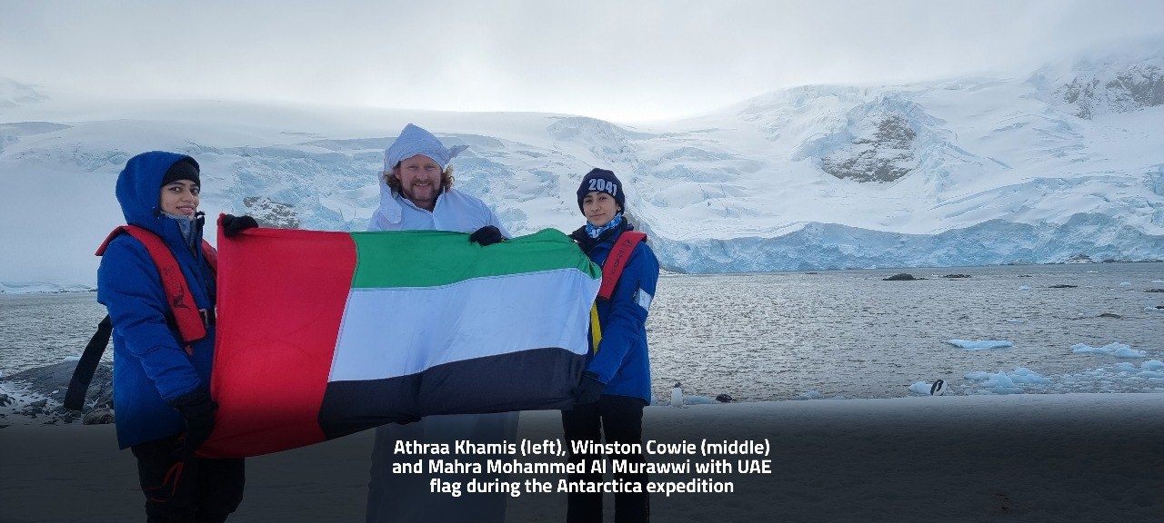 WAM Feature: UAE explorers witness Antarctica’s alarming climate change impact