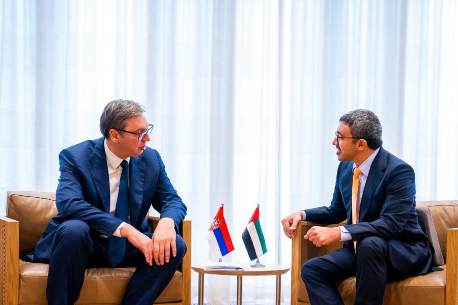 Abdullah bin Zayed meets Serbian President in New York