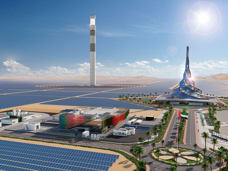 Storage concentrating solar power system ensure Dubai’s energy supply security at lowest cost
