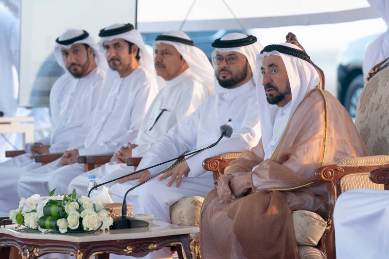 Sharjah Ruler inaugurates first phase of wheat farm project