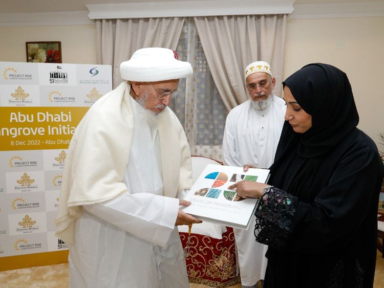 Leader of Dawoodi Bohra community supports Abu Dhabi mangrove project