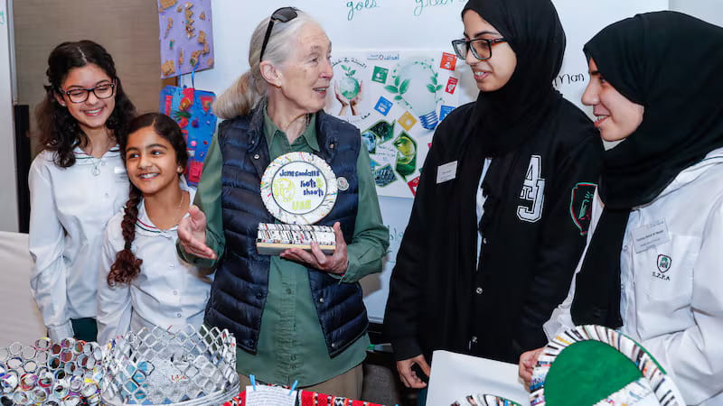 Youth-led environmental projects to keep Jane Goodall’s memory alive in UAE